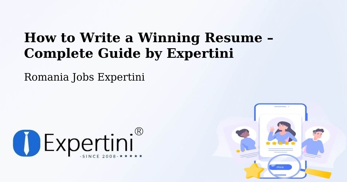 Resume Writing Guide for Job Seekers – Cristineşti - Cristineşti, Romania Jobs Expertini